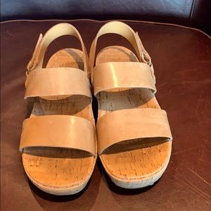 Korks by Kork-ease sandals in tan leather